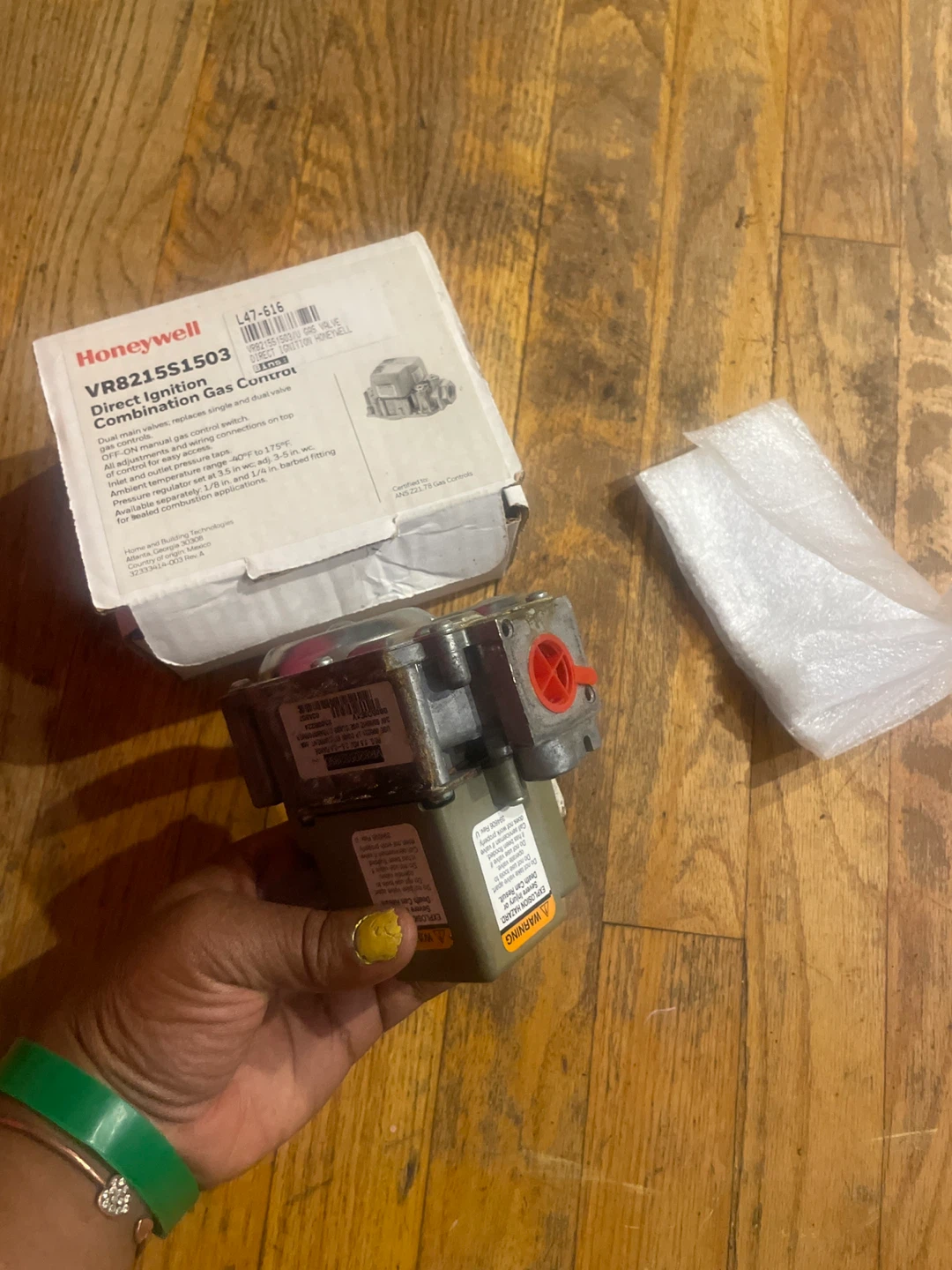 Honeywell VR8215S1503 Direct Ignition Gas Control - photo 3