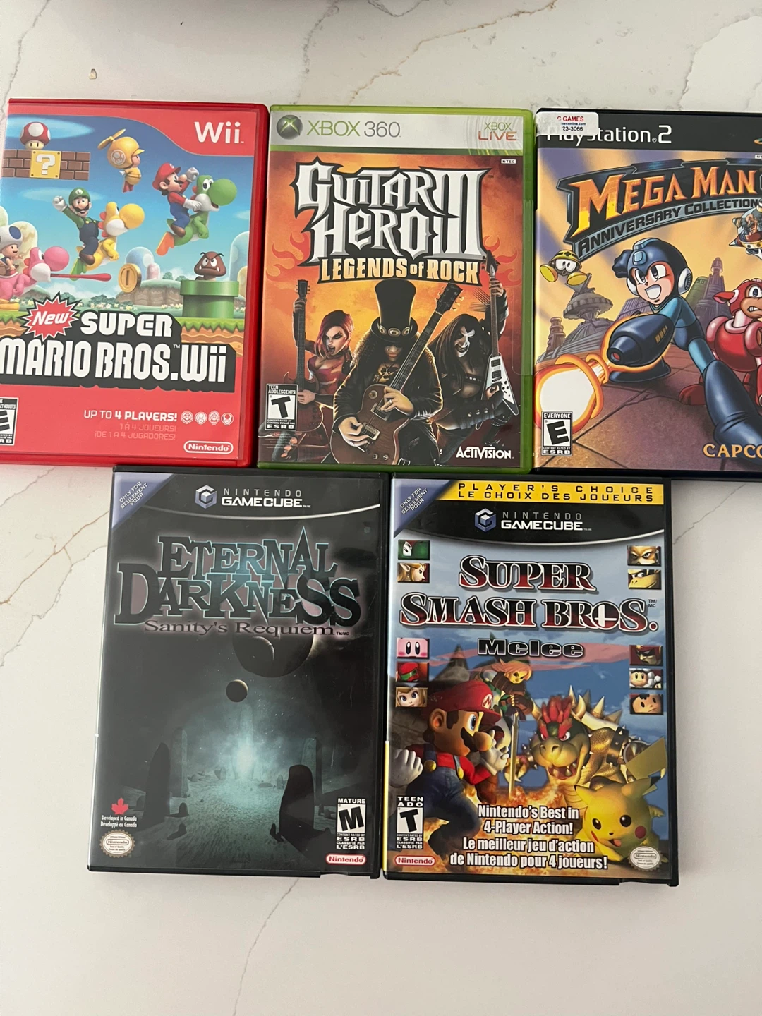 5 Video Games for Nintendo, Xbox and PlayStation