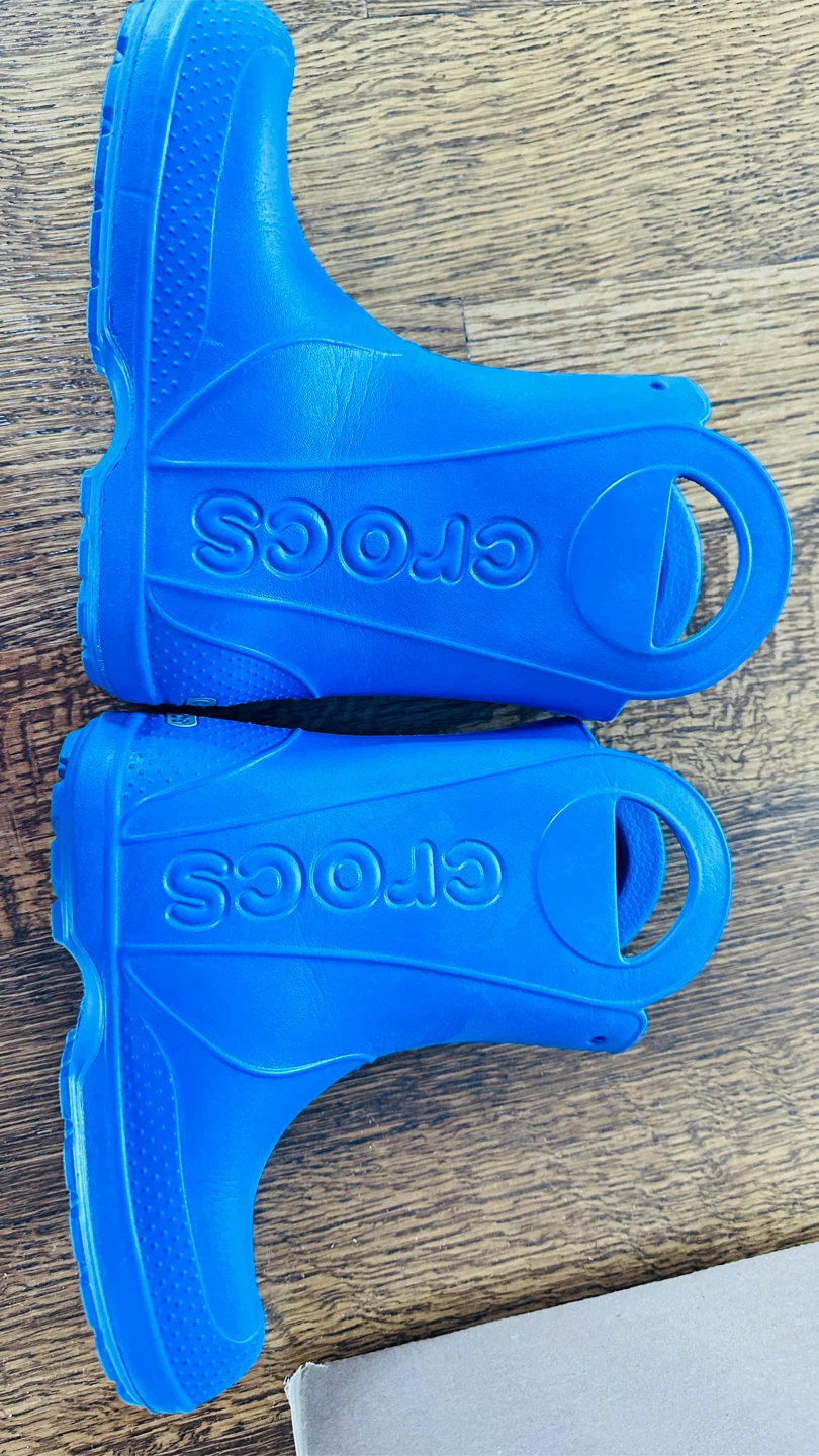 Blue Crocs Rain Boots Size 13 - photo 2