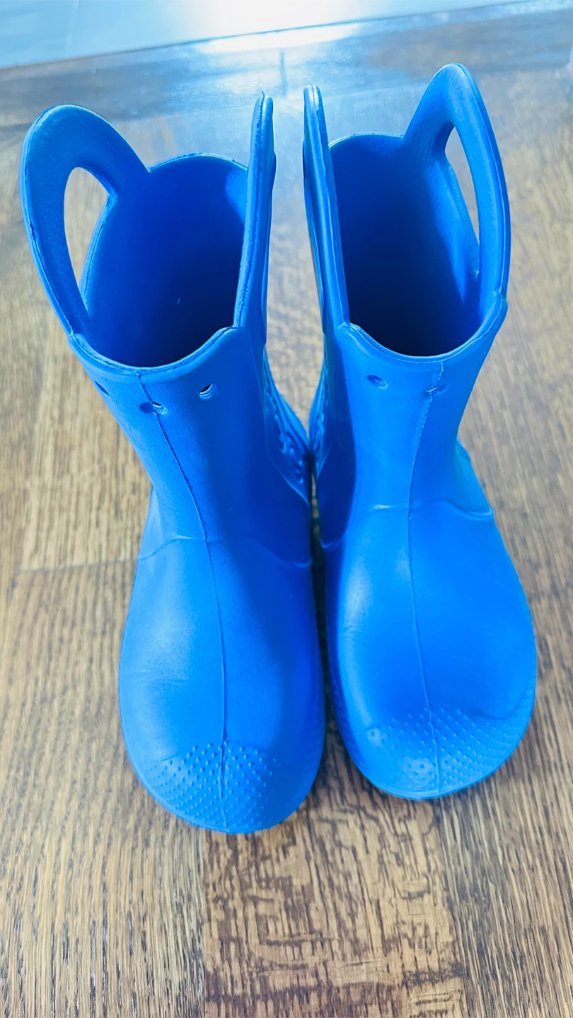 Blue Crocs Rain Boots Size 13 - photo 5