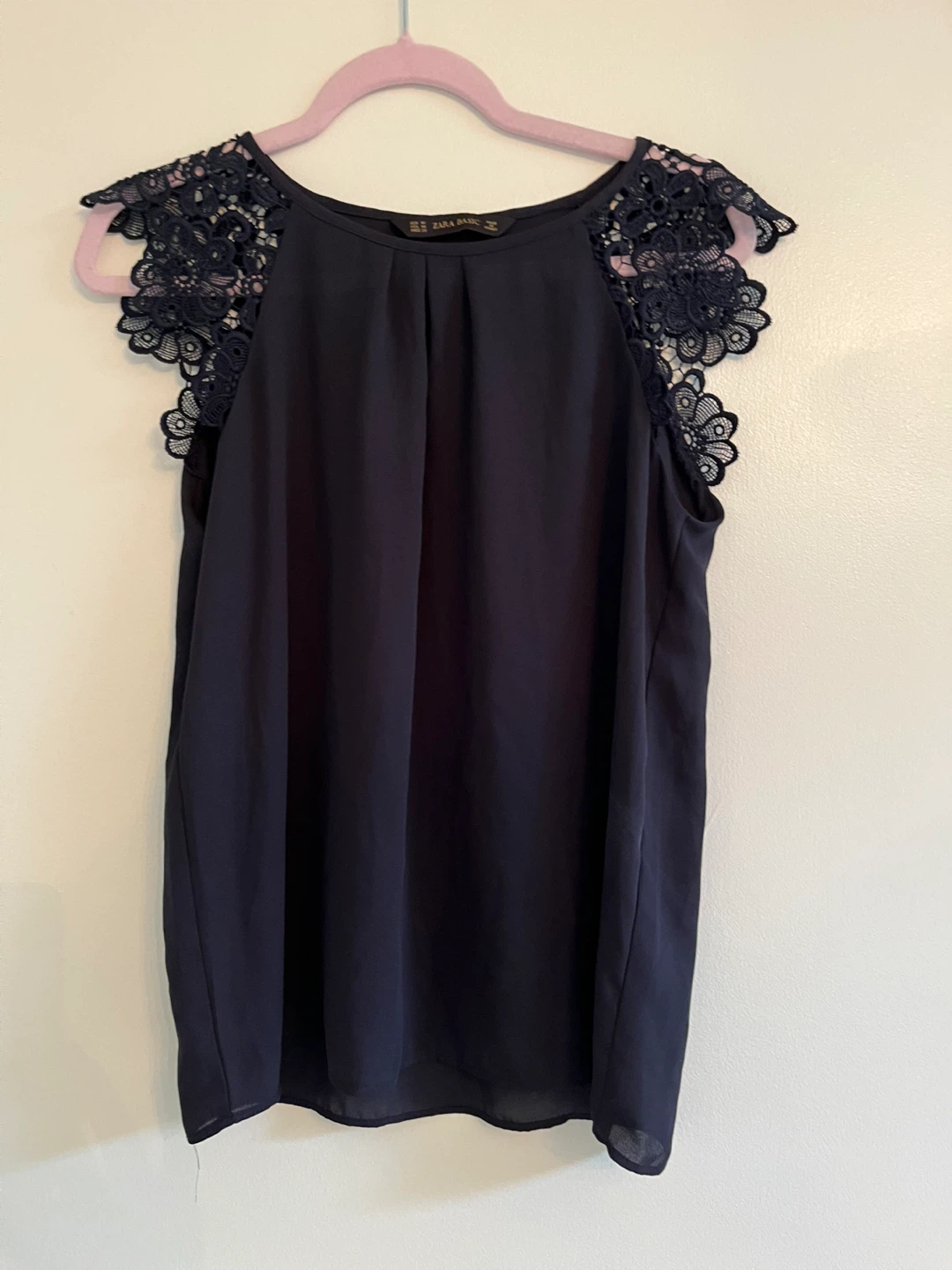 Zara Lace Sleeves Top