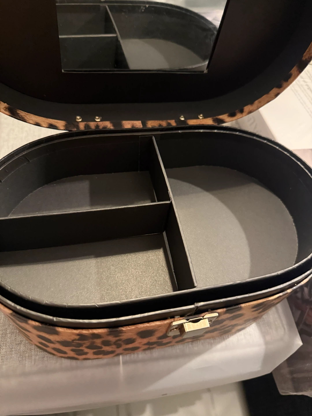 Leopard Print Makeup Vanity Case - photo 3
