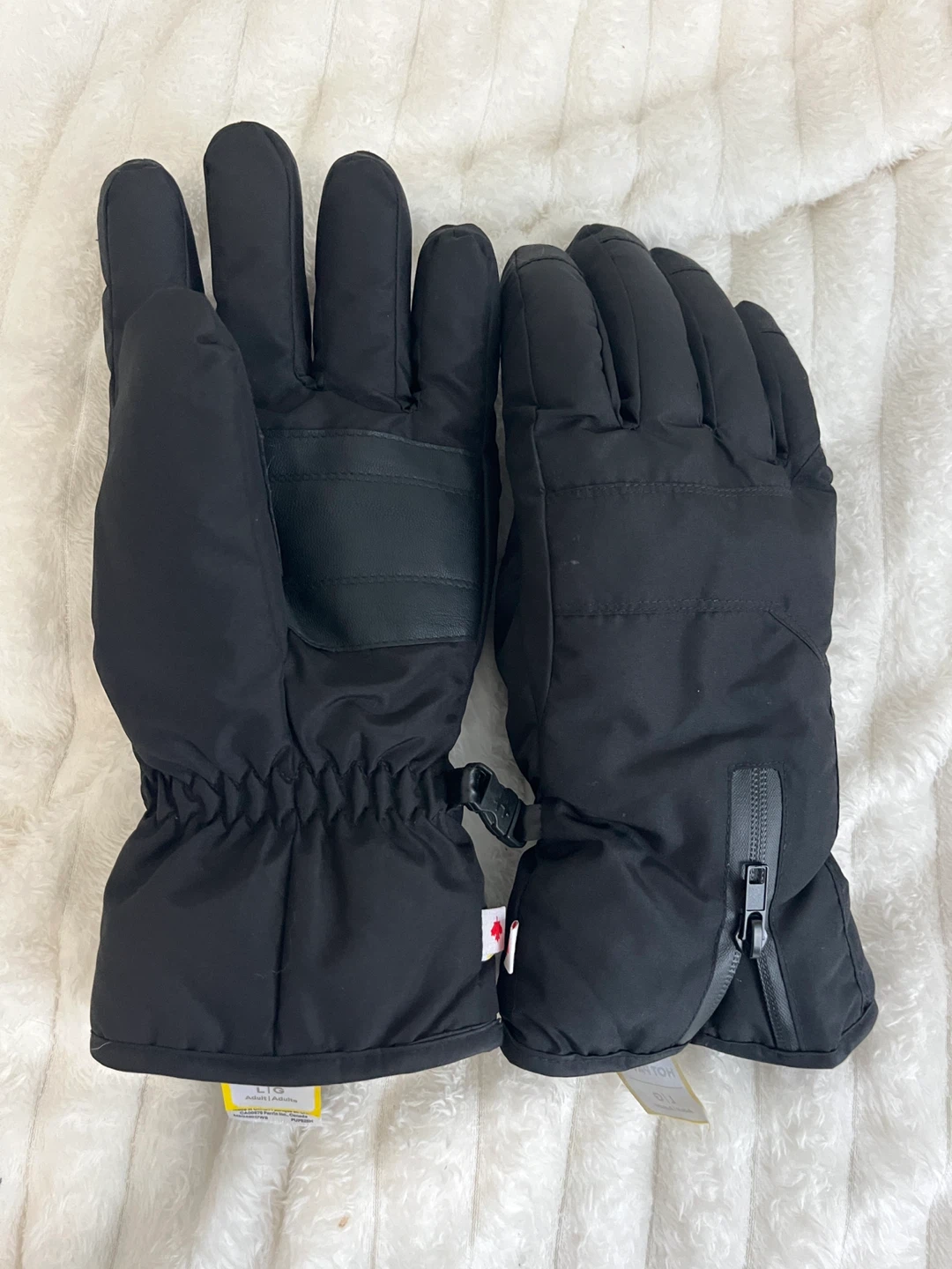 Hot Paws Adult Winter Gloves Black Large