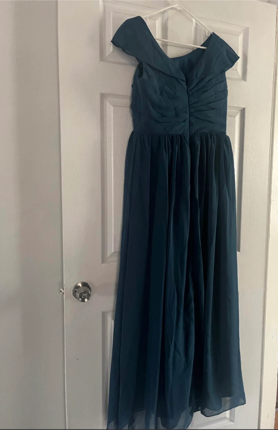 Teal Off-the-Shoulder Formal Dress - photo 2