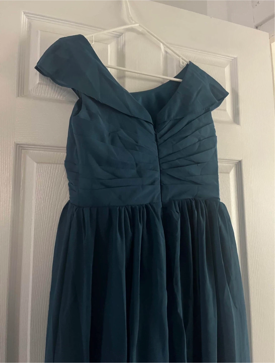 Teal Off-the-Shoulder Formal Dress - photo 3