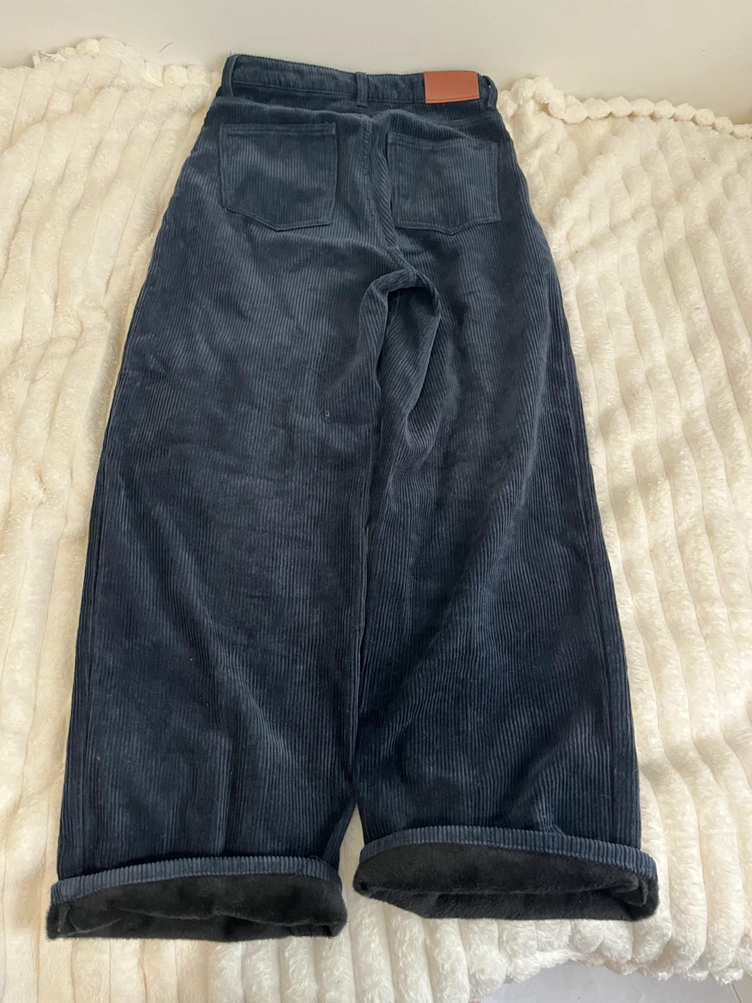 Navy Blue Corduroy Pants - photo 2