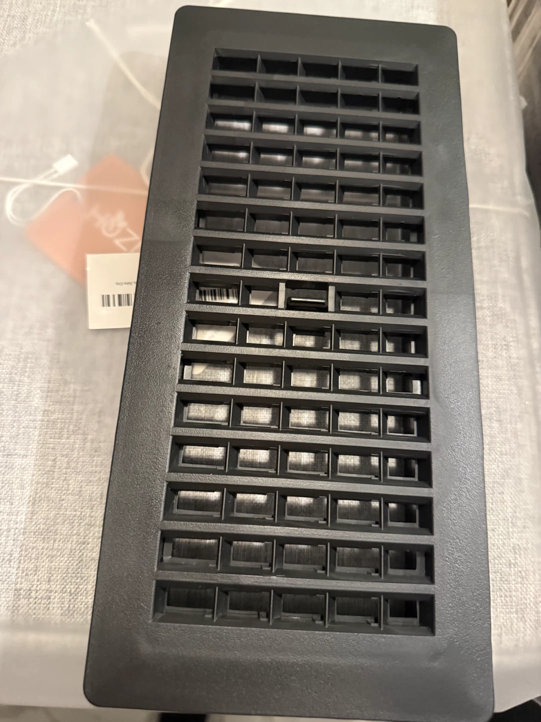 Black Floor Register Vent