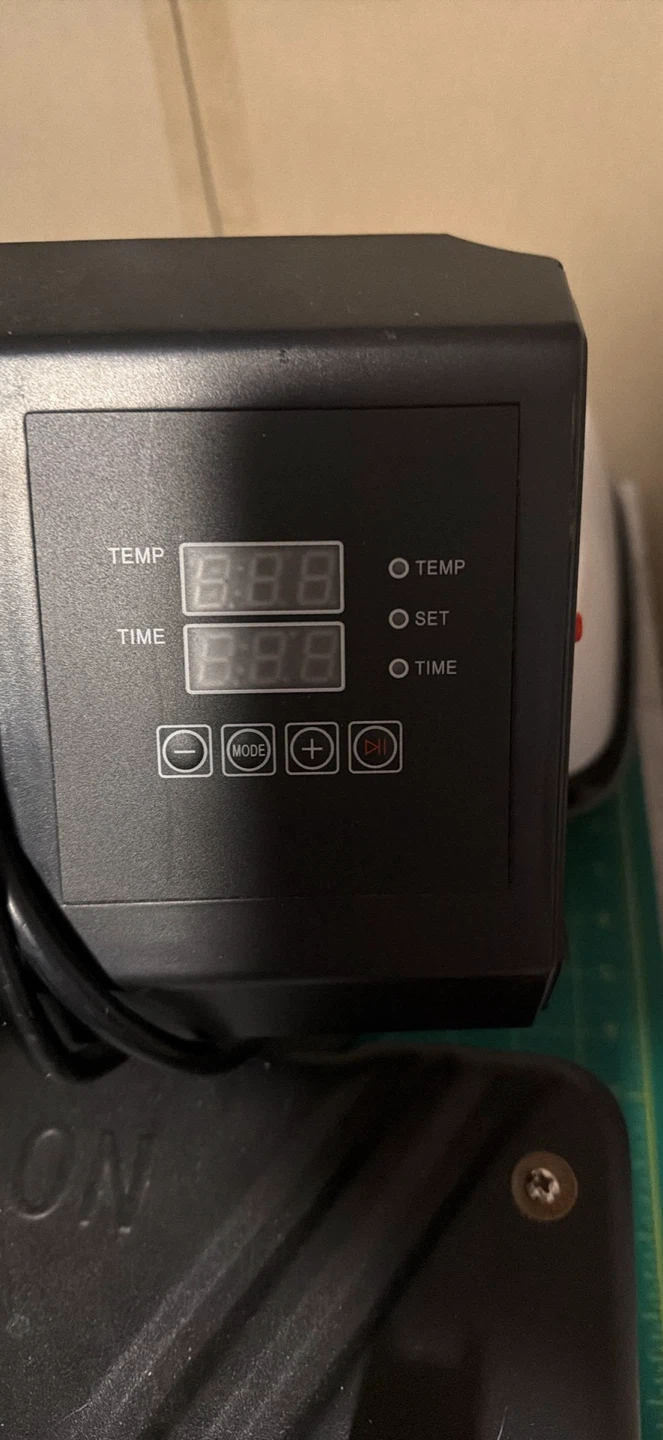 Black Swing Away Heat Press