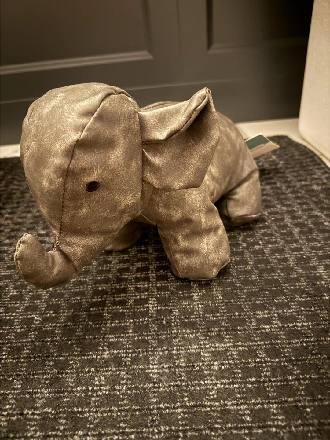 Elephant doorstop - photo 2