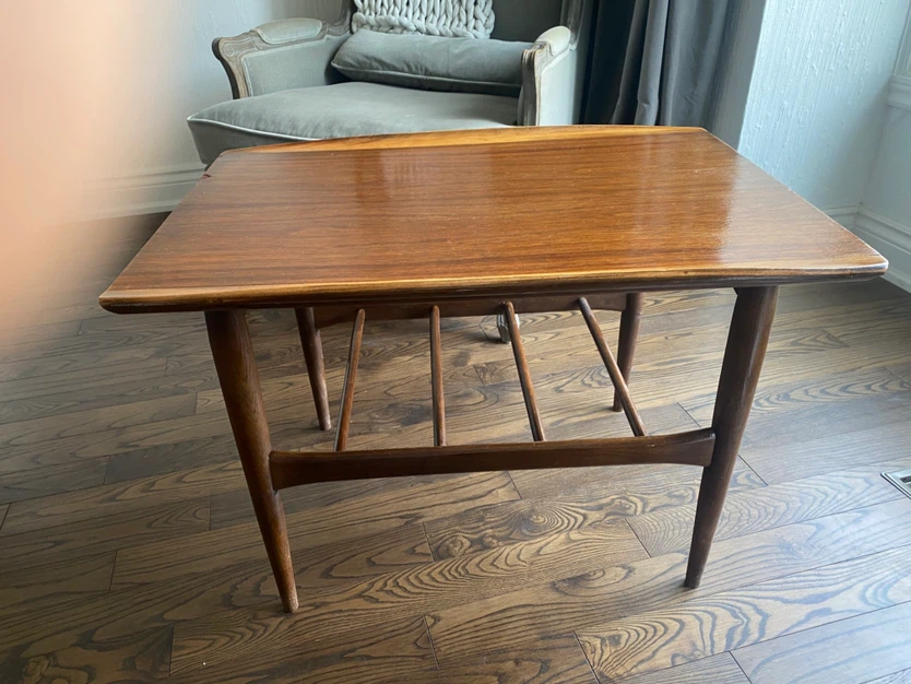 Mid-Century Modern Teak Side Table - photo 2