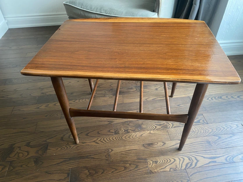 Mid-Century Modern Teak Side Table - photo 4