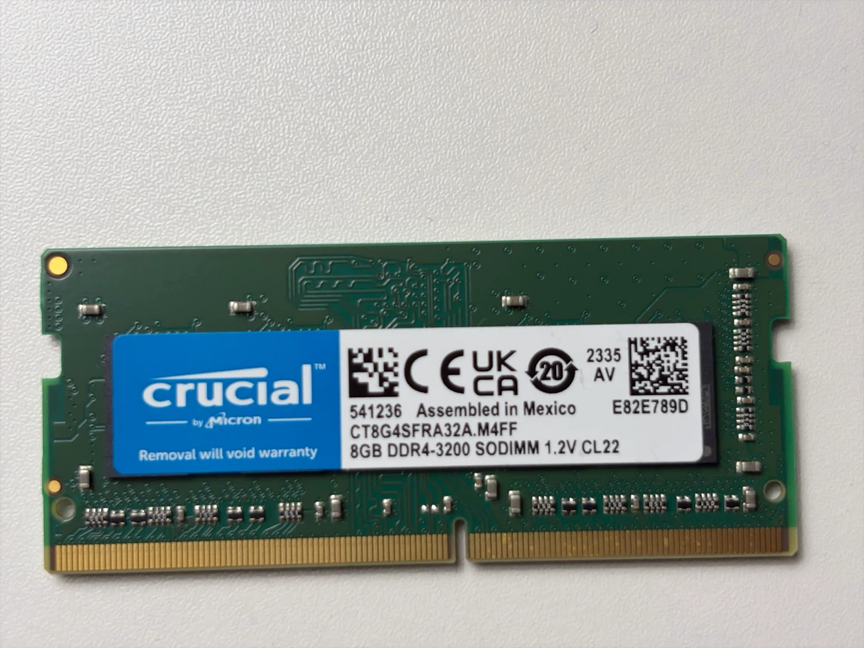 Crucial 8GB DDR4-3200 SODIMM RAM