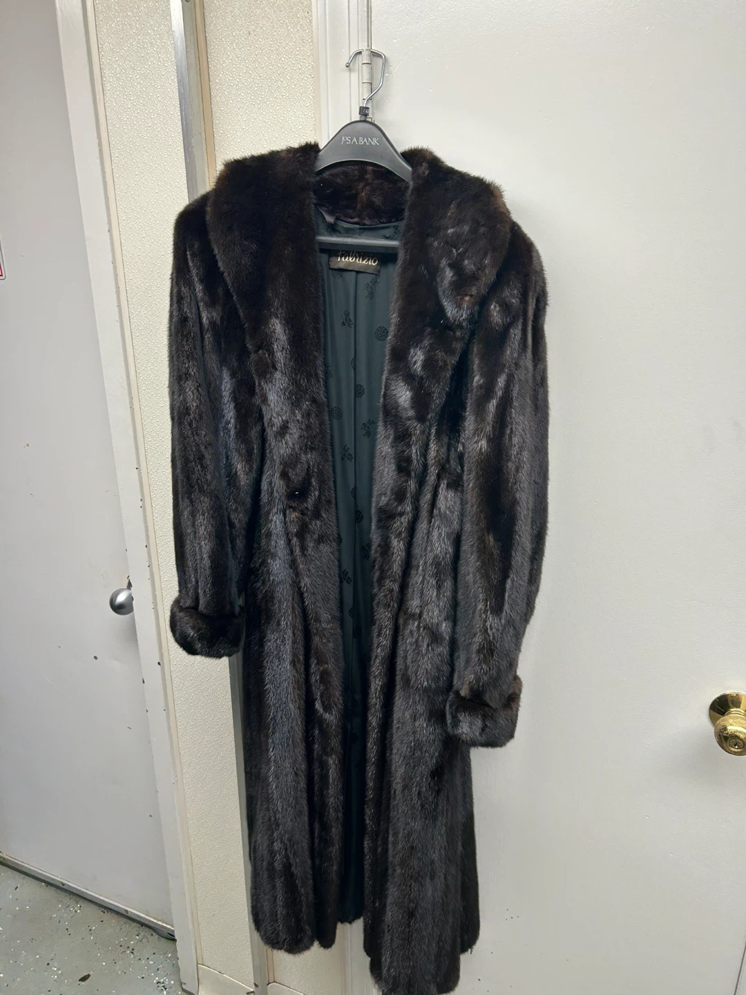 Fabrizio Dark Brown Fur Coat
