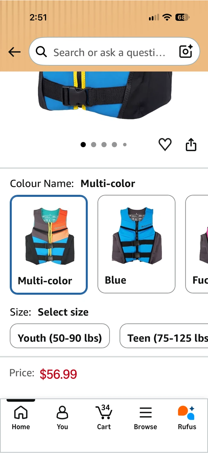 Owntop Youth/Adult large Swim Vest - photo 5