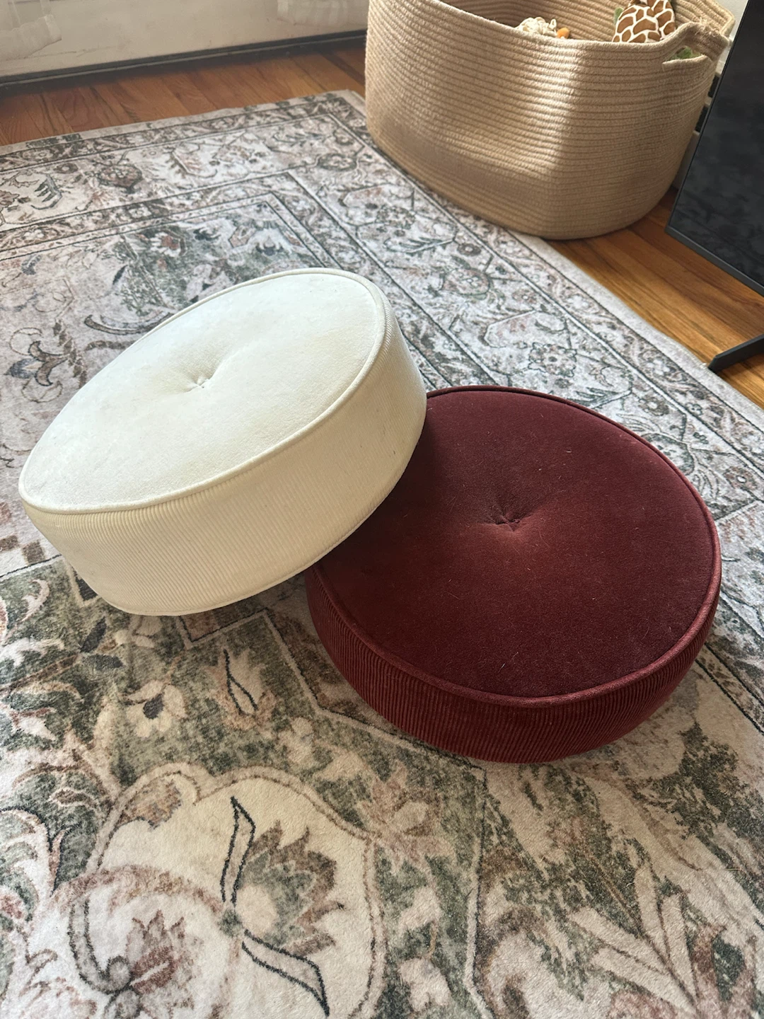 Corduroy Floor Cushions