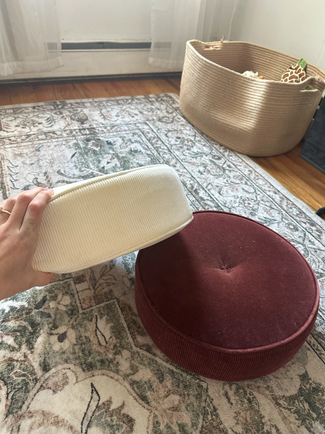 Corduroy Floor Cushions - photo 4
