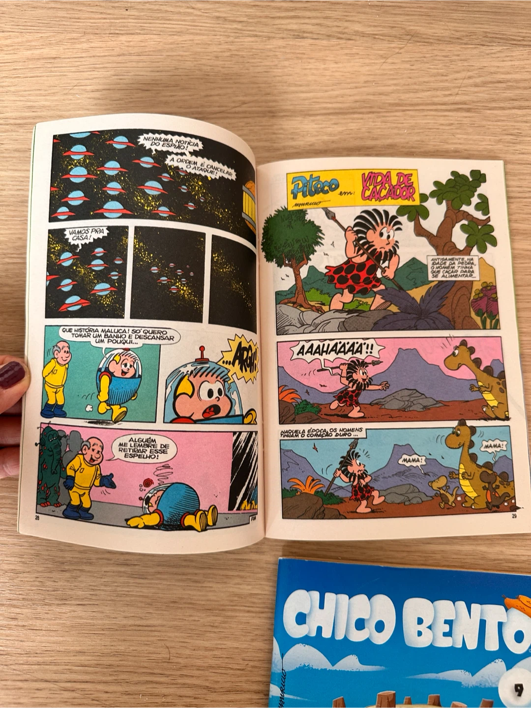 Set of 4 Turma da Monica Comic Books / Gibi - photo 3