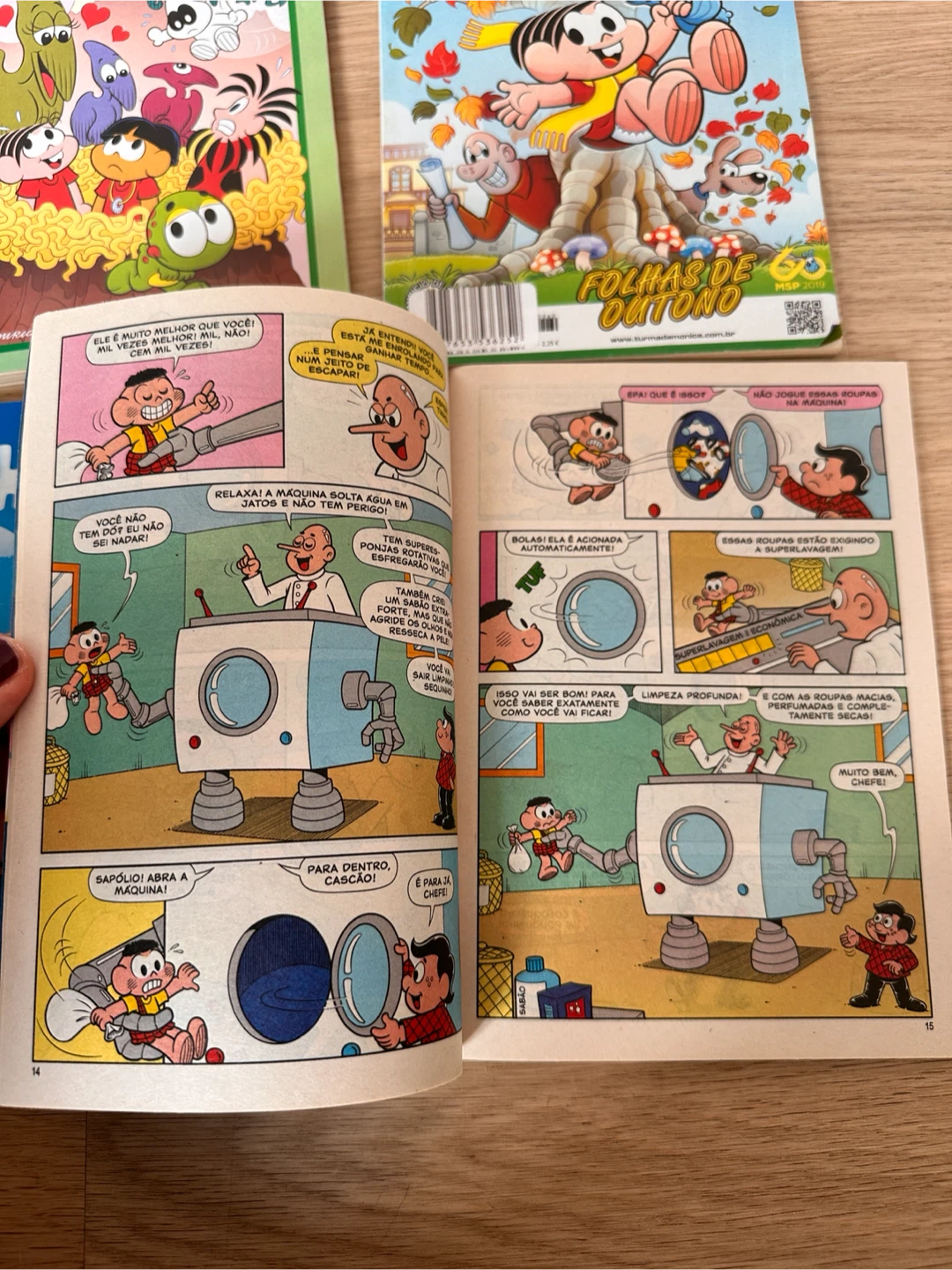 Set of 4 Turma da Monica Comic Books / Gibi - photo 4