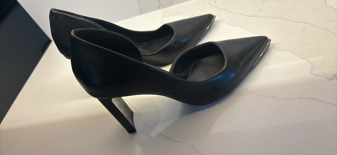 ALDO Black Pointed Toe Heels - photo 2