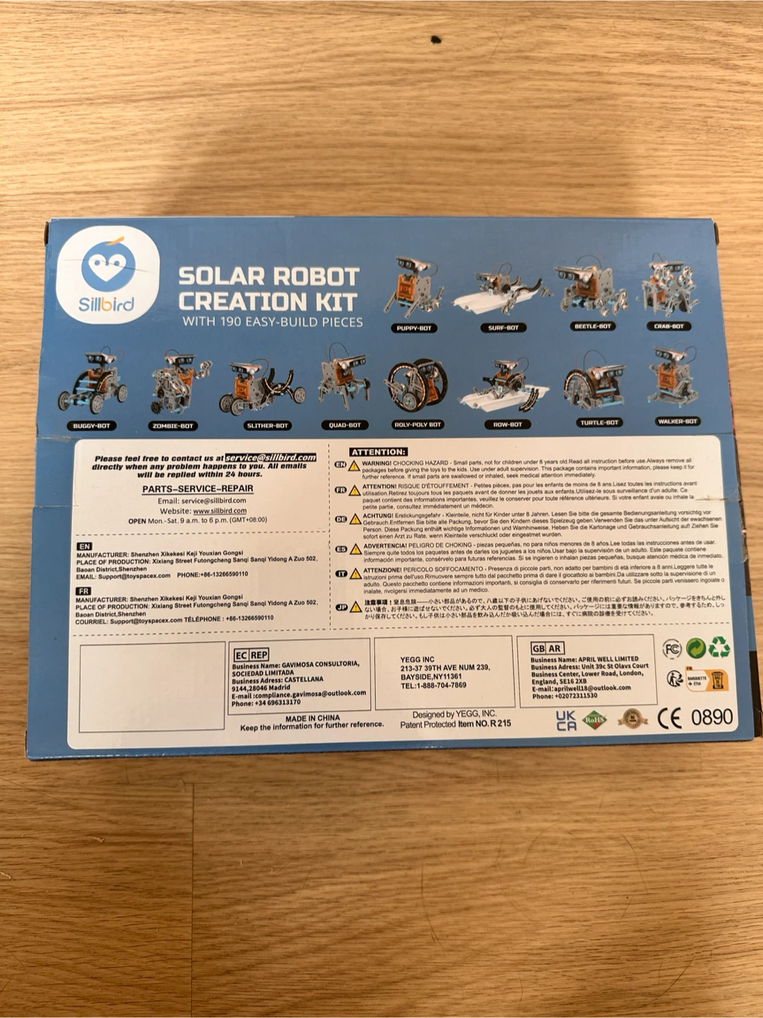 Sillbird Solar Robot Creation Kit Toys - photo 3