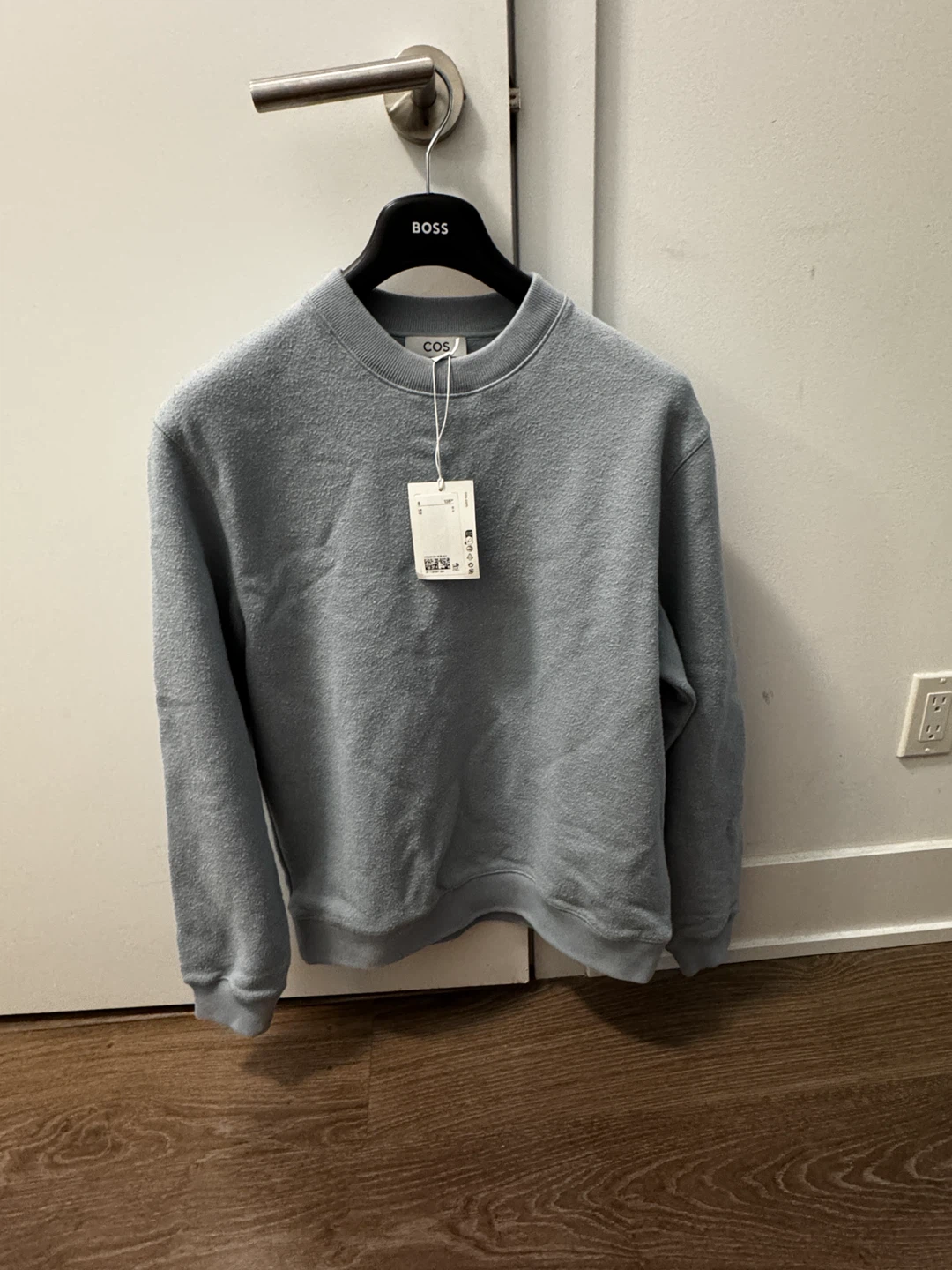 COS Relaxed Sweatshirt - Light Blue - Size S - photo 3