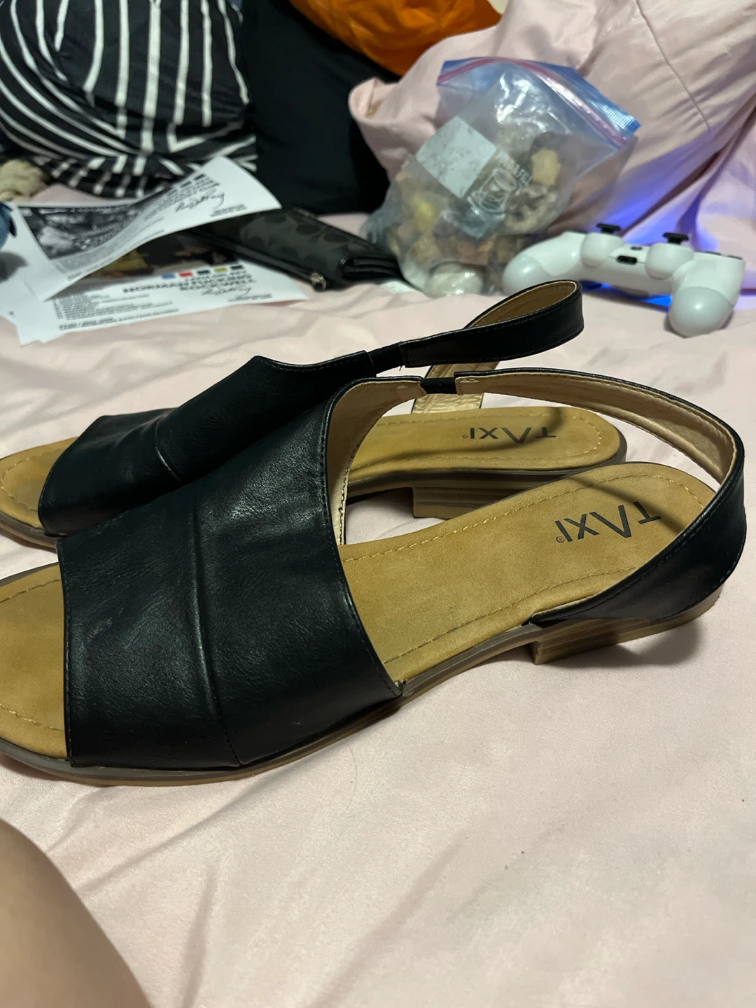 Taxi Black Slingback Sandals - photo 2