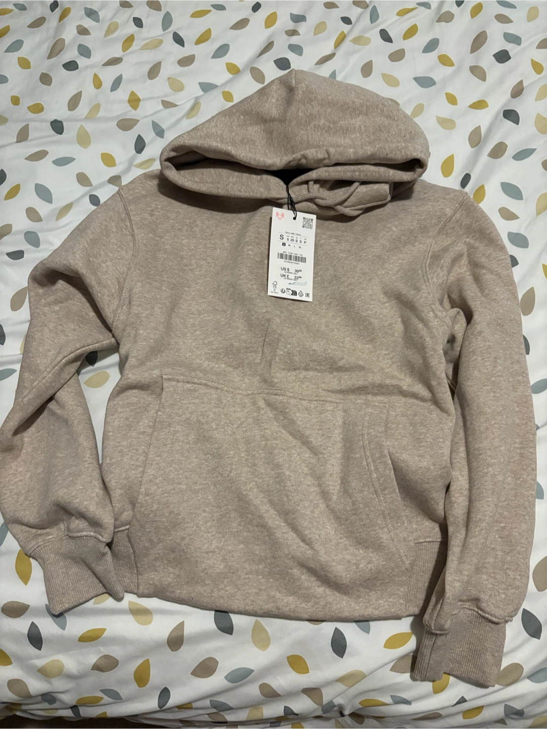 Zara beige sweatset - size small with tags!