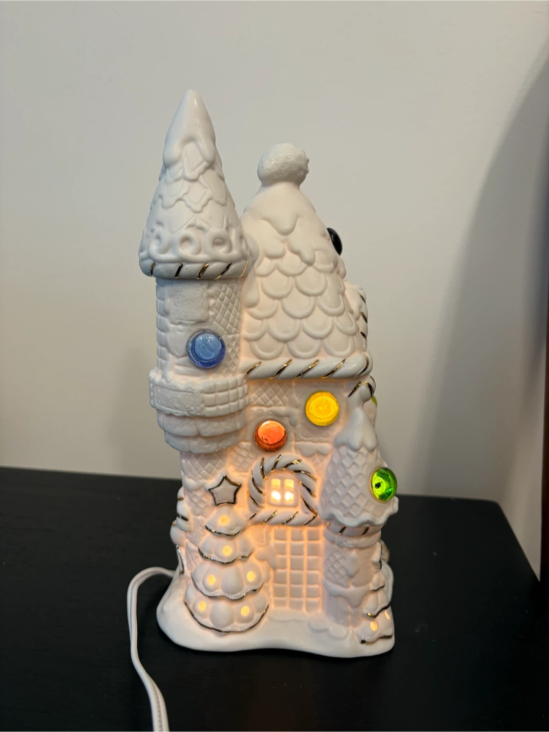 Ceramic Light-Up Gingerbread Castle - photo 5
