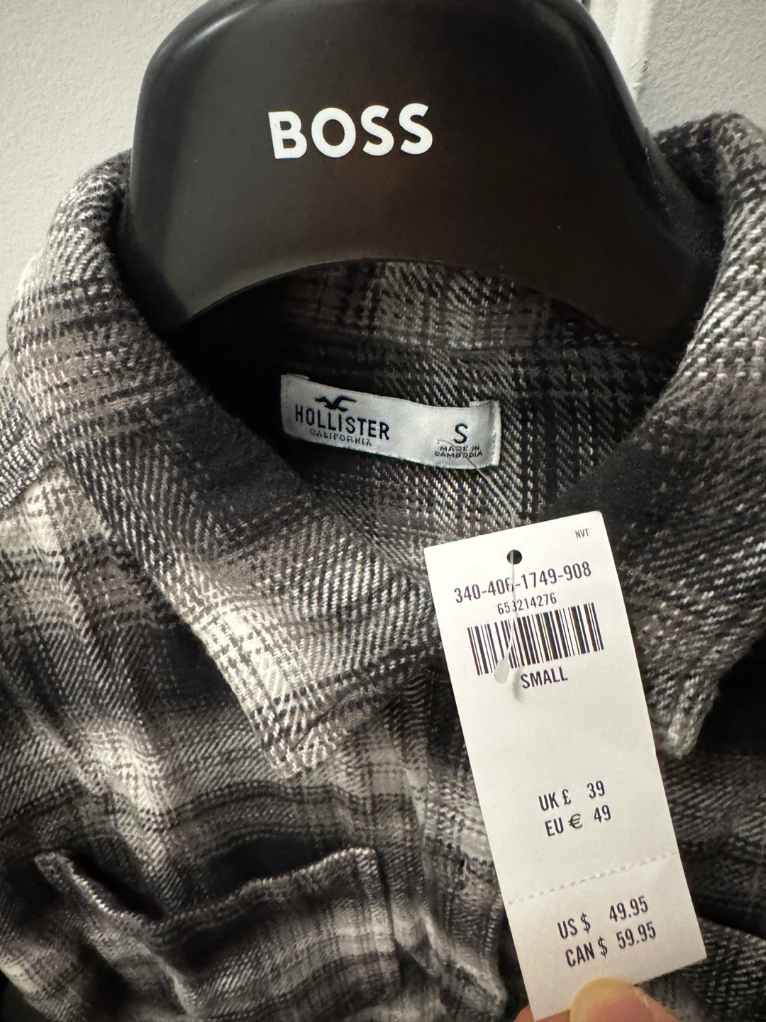 Hollister Plaid Flannel Shirt - photo 3