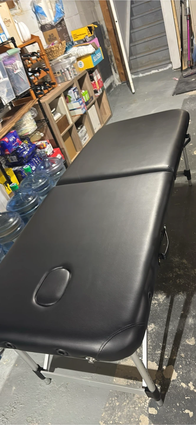 Portable Massage Table Black - photo 2