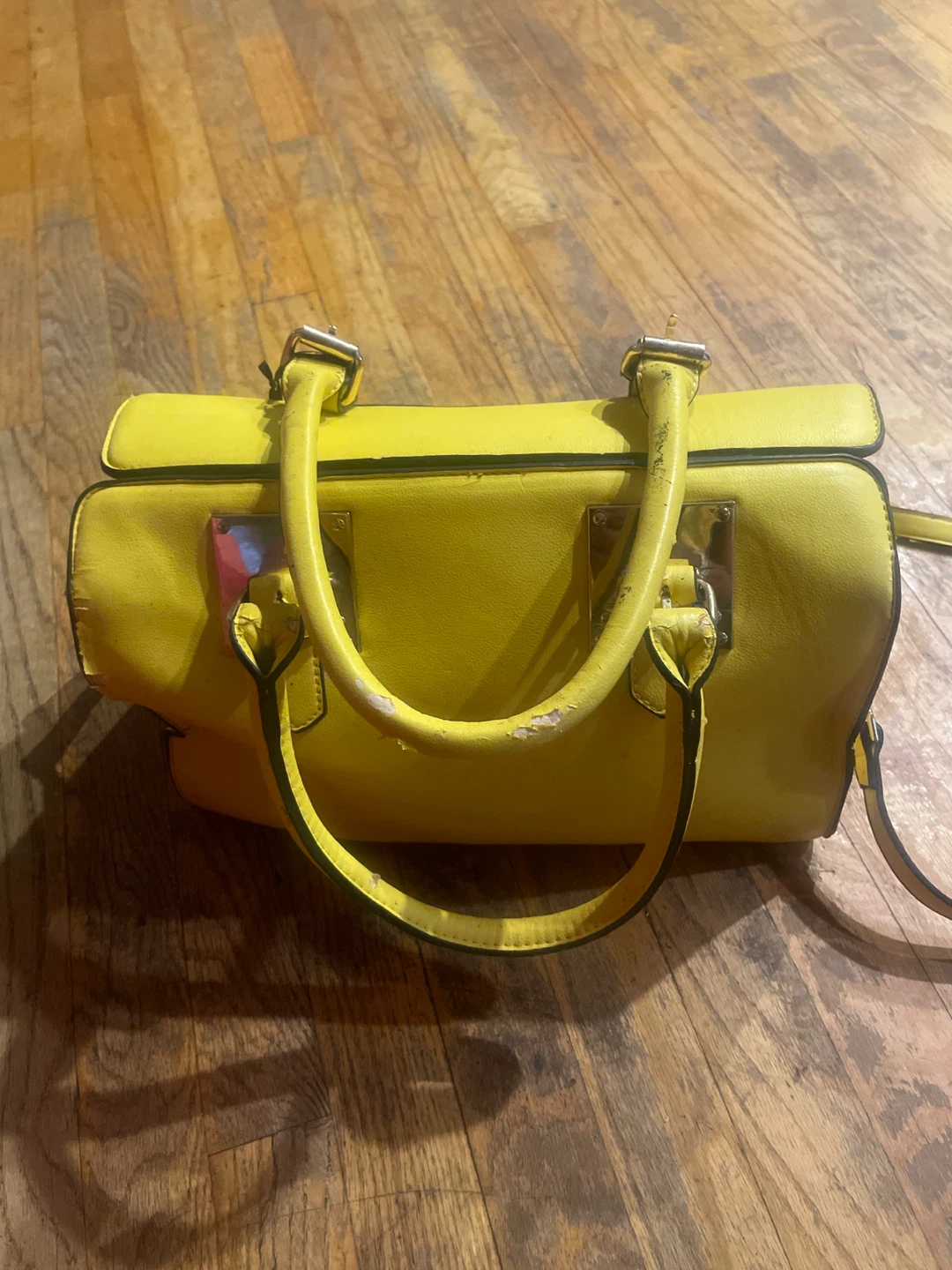 Bright Yellow Handbag