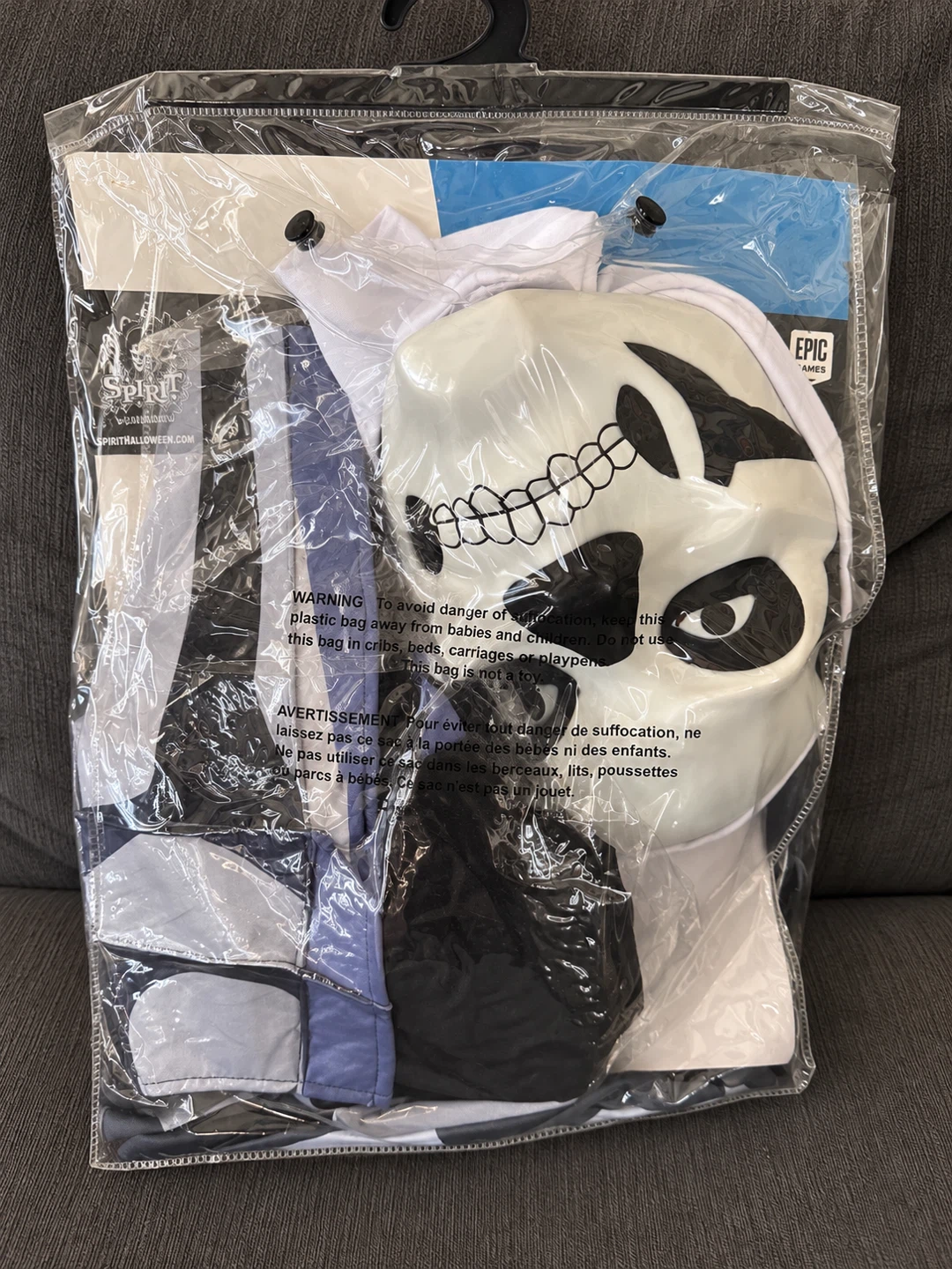Fortnite Skull Trooper Costume Youth Medium - photo 2