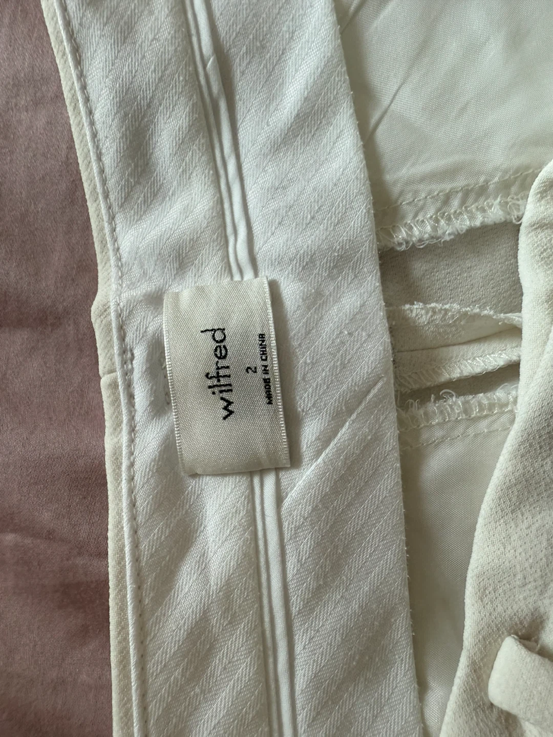 Wilfred White Trousers Size 2