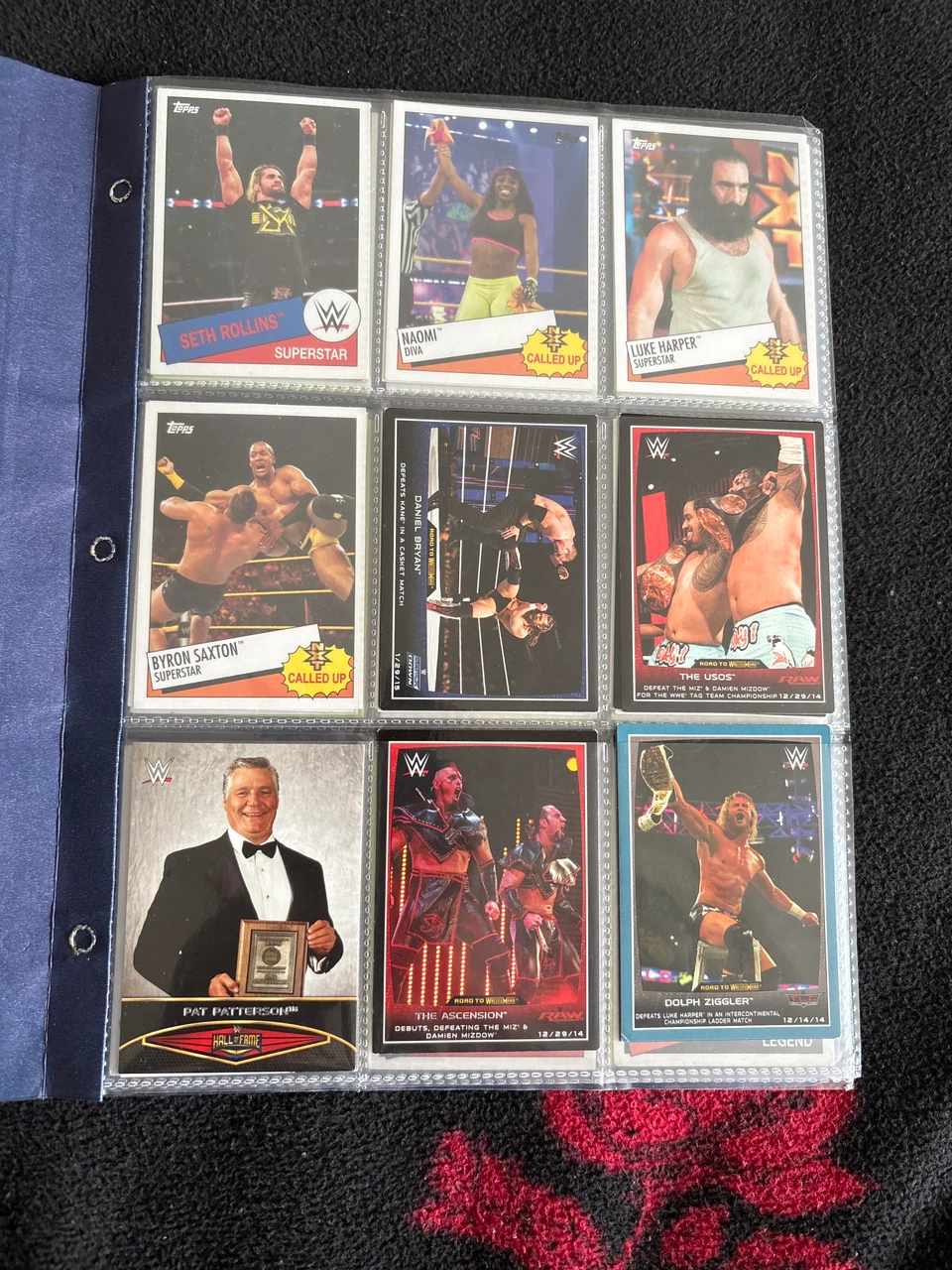 Collection of 40 WWE Topps Trading Cards