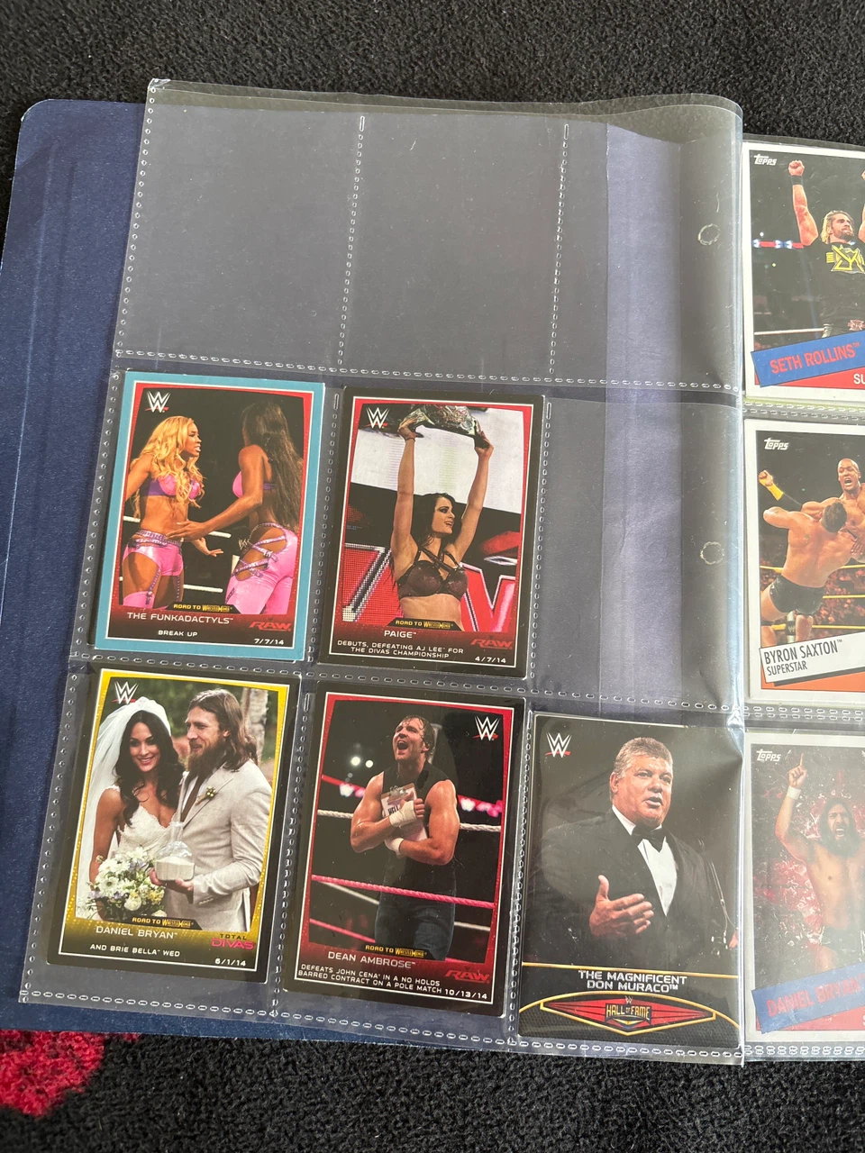 Collection of 40 WWE Topps Trading Cards - photo 2