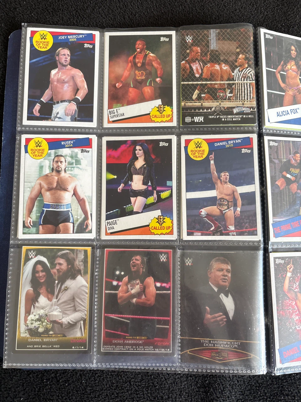 Collection of 40 WWE Topps Trading Cards - photo 4