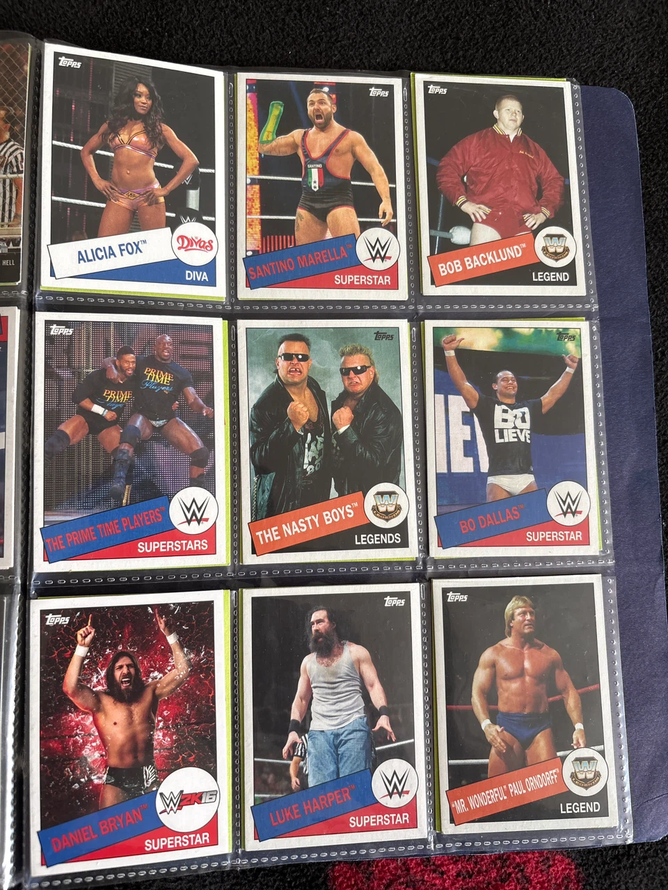 Collection of 40 WWE Topps Trading Cards - photo 5