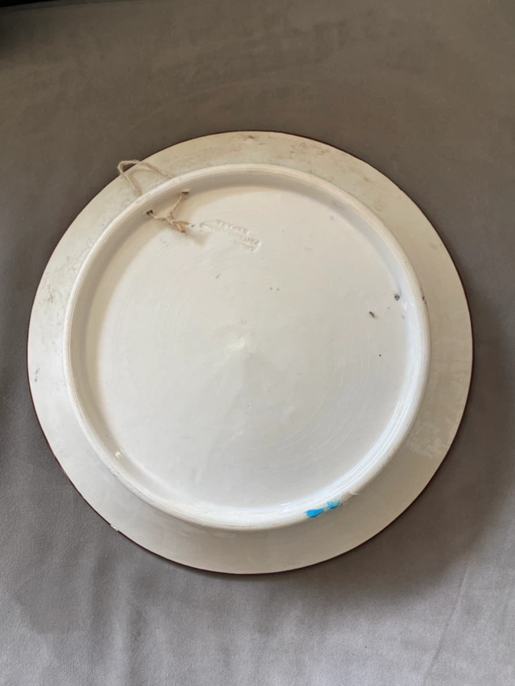 Saljo-Crespo Bintage Spanish Hand-Painted Decorative Plate - photo 2
