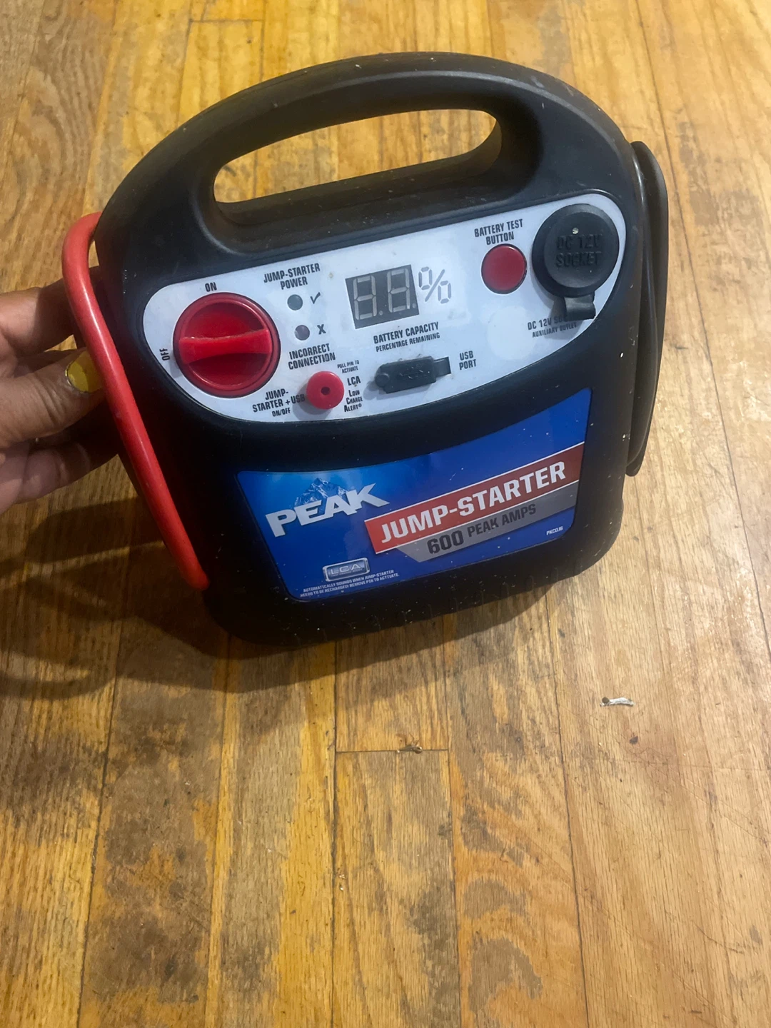 Peak 600 Peak Amp Jump-Starter