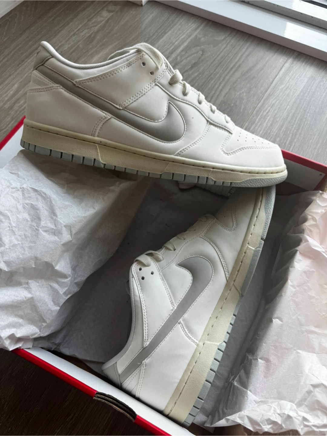 Nike Dunk Low Retro PRM Sail Light Bone - photo 2