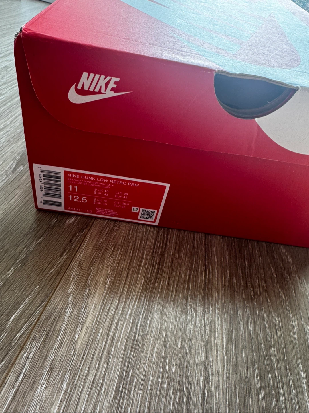 Nike Dunk Low Retro PRM Sail Light Bone - photo 5