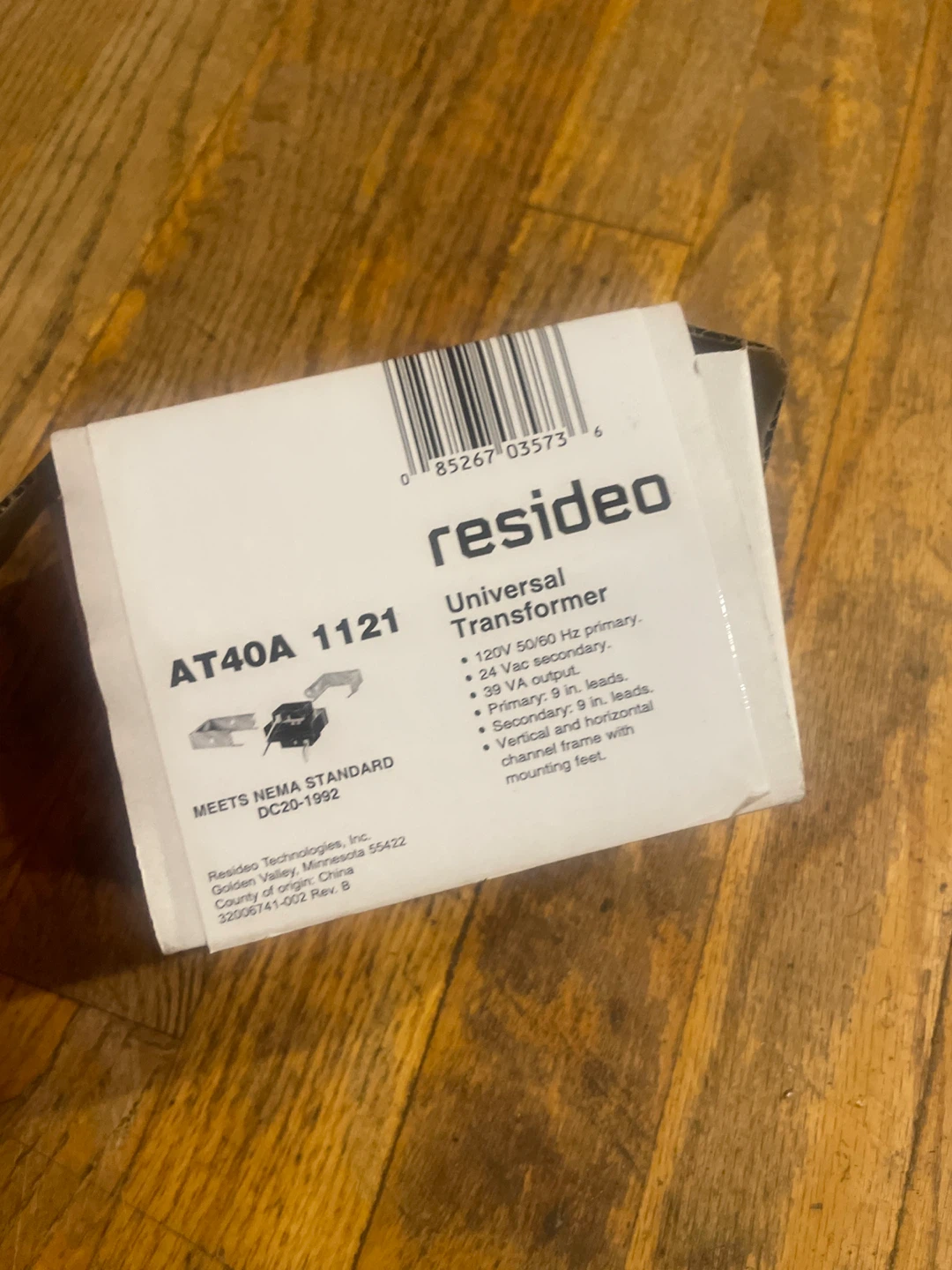 Resideo AT40A 1121 Universal Transformer