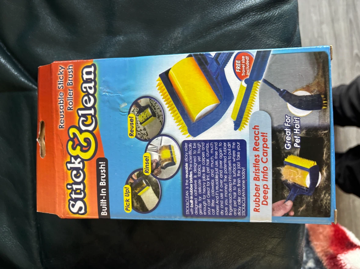Stick & Clean Reusable Sticky Roller Brush - photo 2