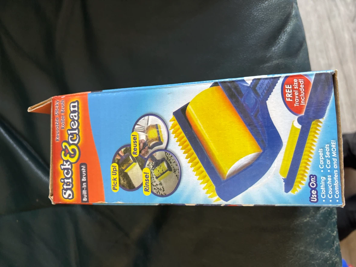 Stick & Clean Reusable Sticky Roller Brush - photo 3