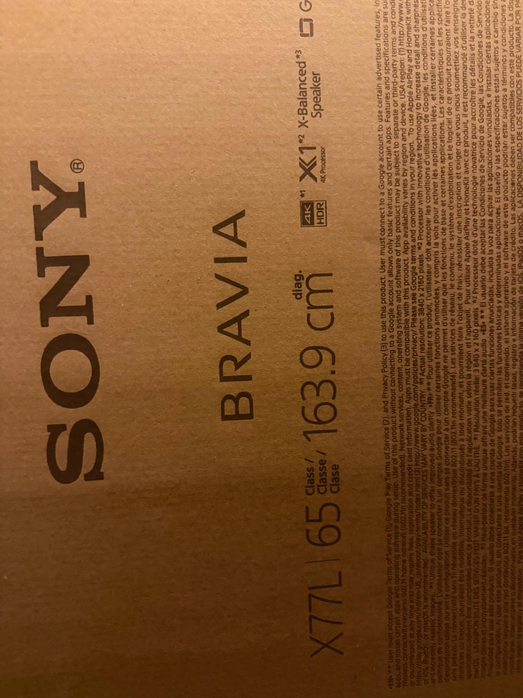 Sony tv 65 inch - photo 2