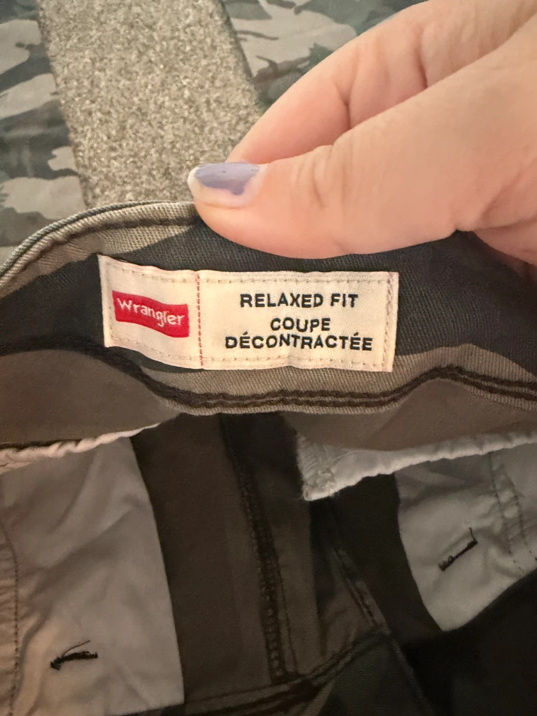 Wrangler Relaxed Fit Cargo Pants Camo - photo 2