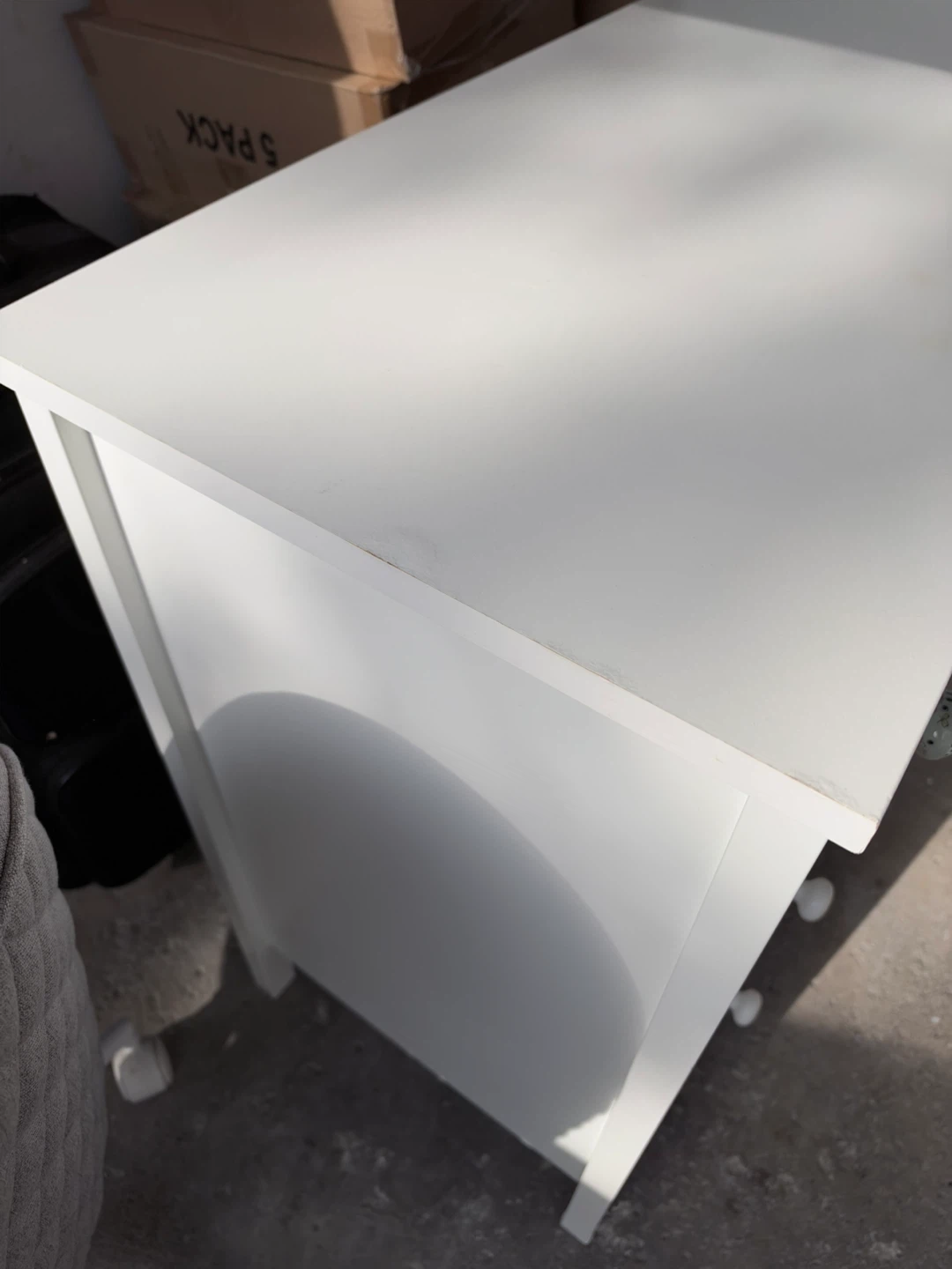 IKEA White 3-Drawer Dresser - photo 5