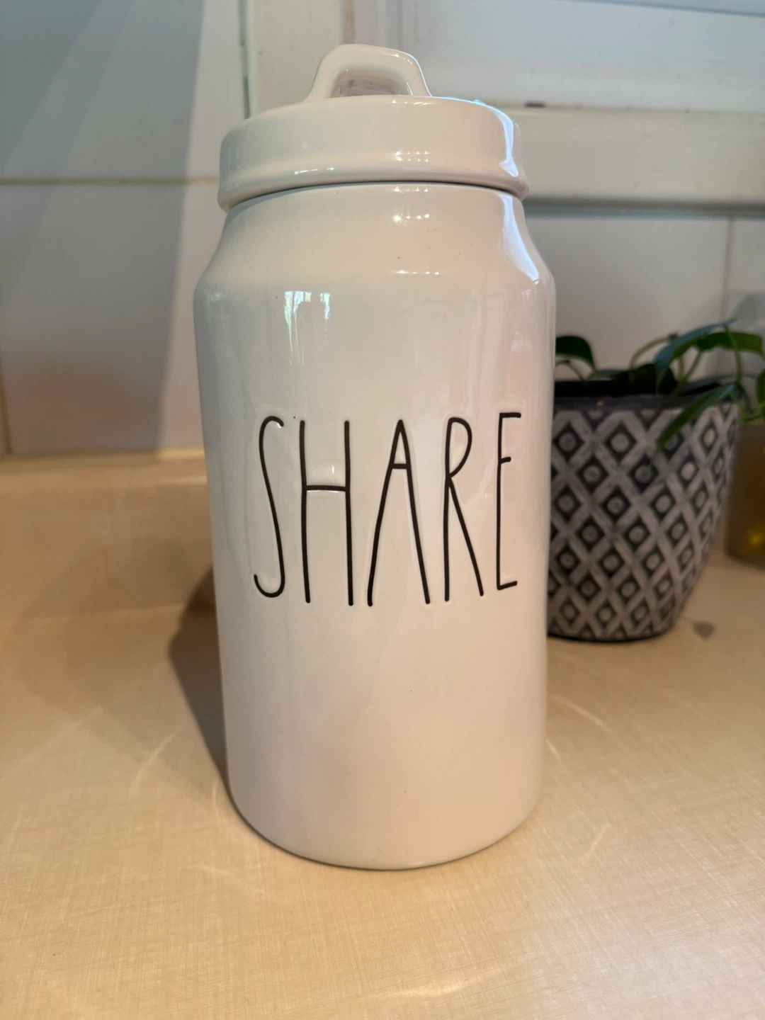 Rae Dunn Artisan Collection SHARE Canister