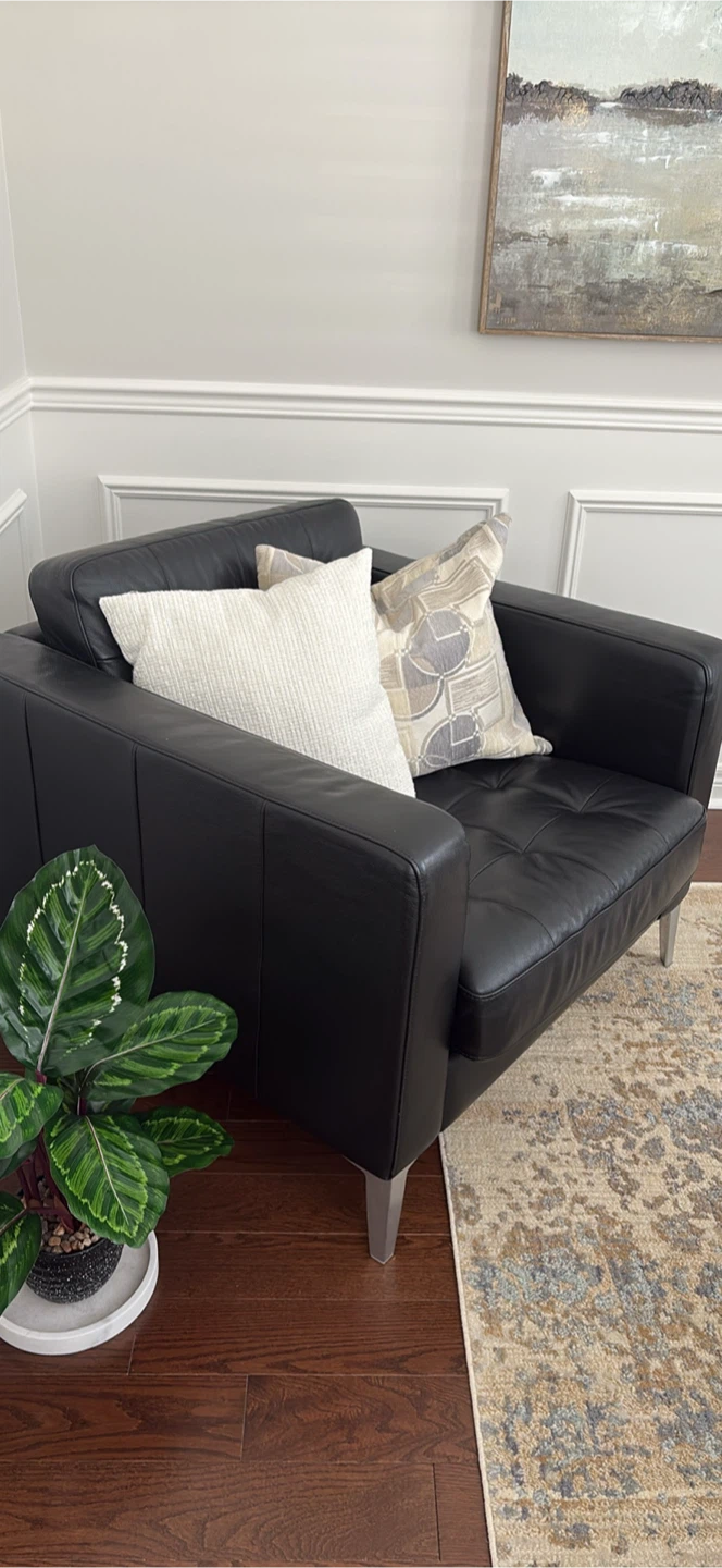 IKEA Landskrona Armchair and Loveseat Set - photo 3