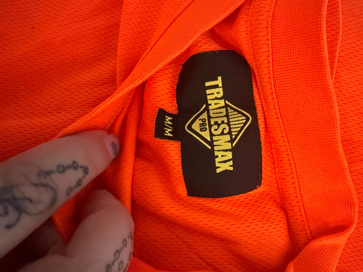 4 Tradesmax High-Vis Work Shirts Size Medium - photo 3